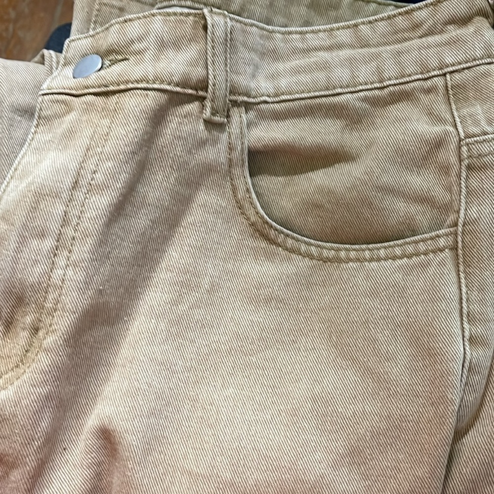 Manfinity Hypermode loose men’s washed khaki wide leg jeans size medium(38) NWOT - Picture 6 of 7